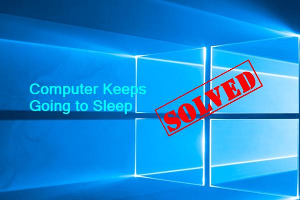 Windows 7 keeps going to sleep after a minute
